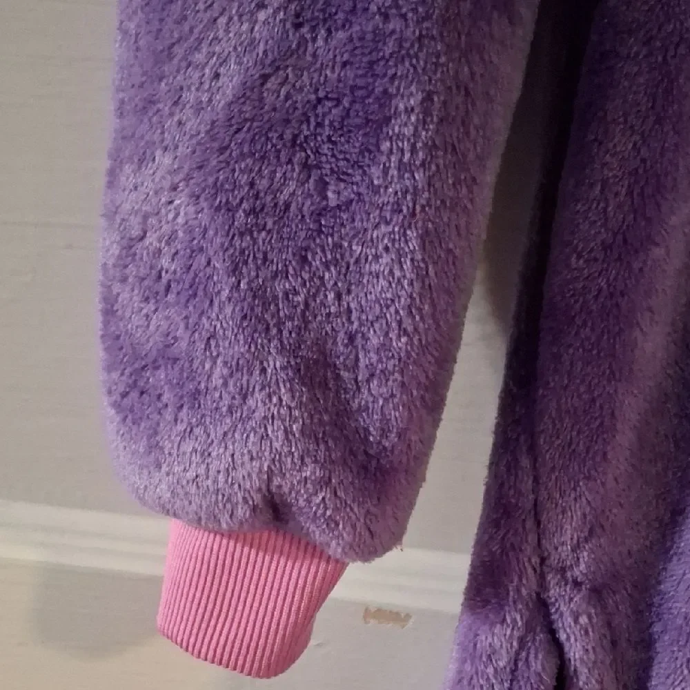 Purple and White Onesie Pajamas Unicorn (Mis010)